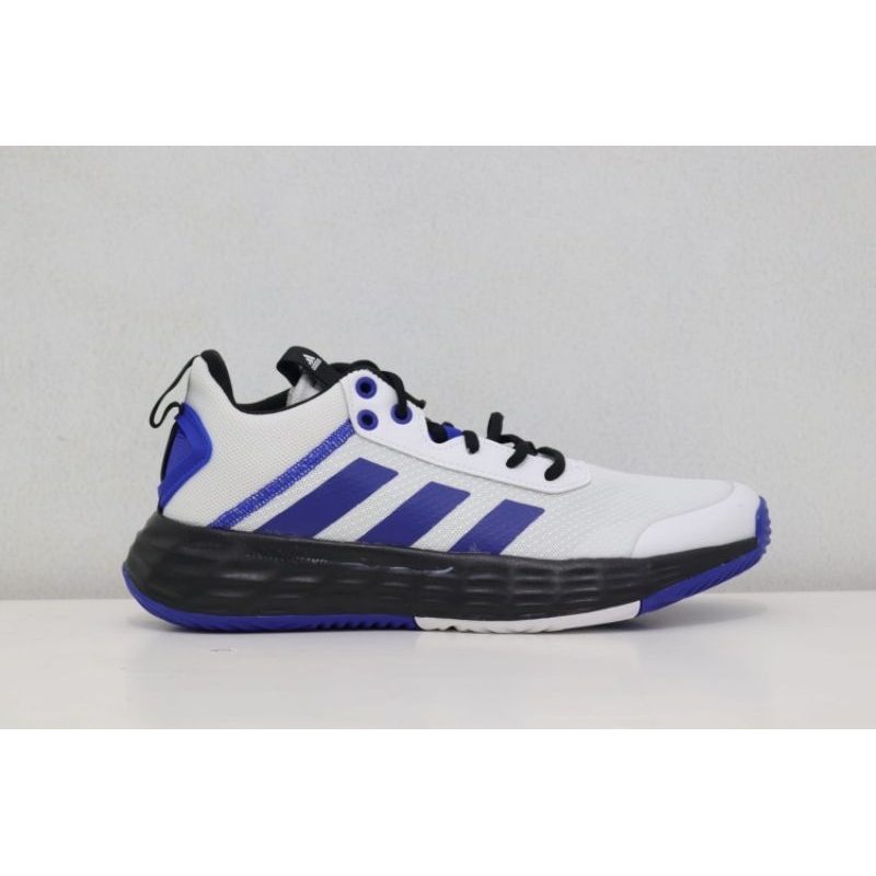 SEPATU BASKET ADIDAS OWN THE GAME 2.0 WHITE / BLUE BNWB