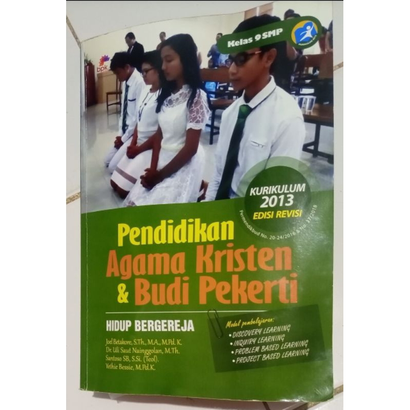 

Buku PAK (Pendidikan Agama Kristen) kelas 9