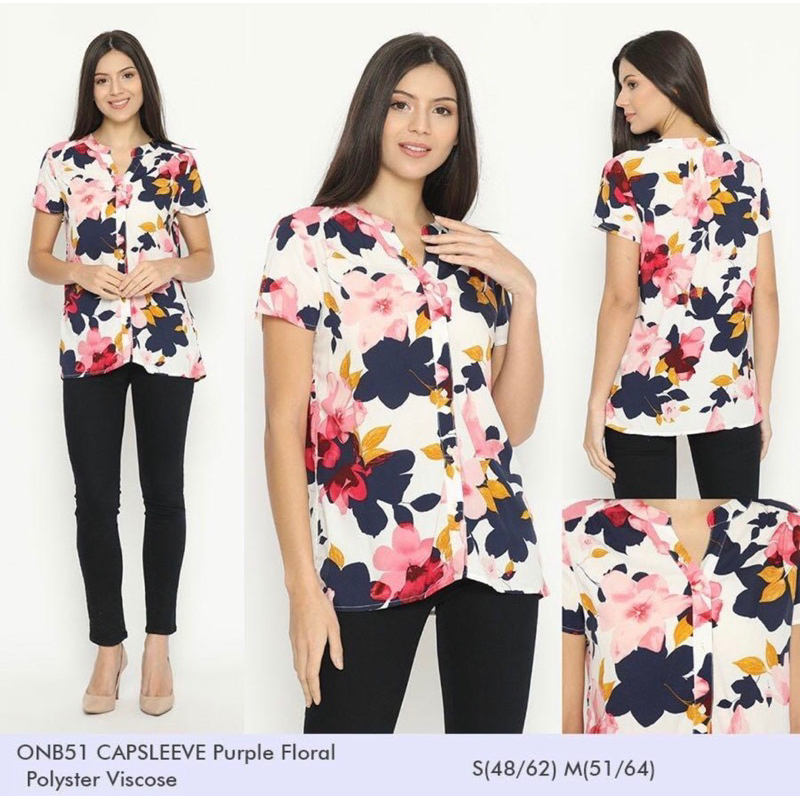 CAPSLEEVE Purple Floral