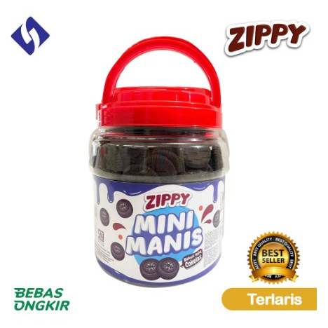 

Zippy Biskuit Minimanis Rasa Cokelat Toples 250 Gr
