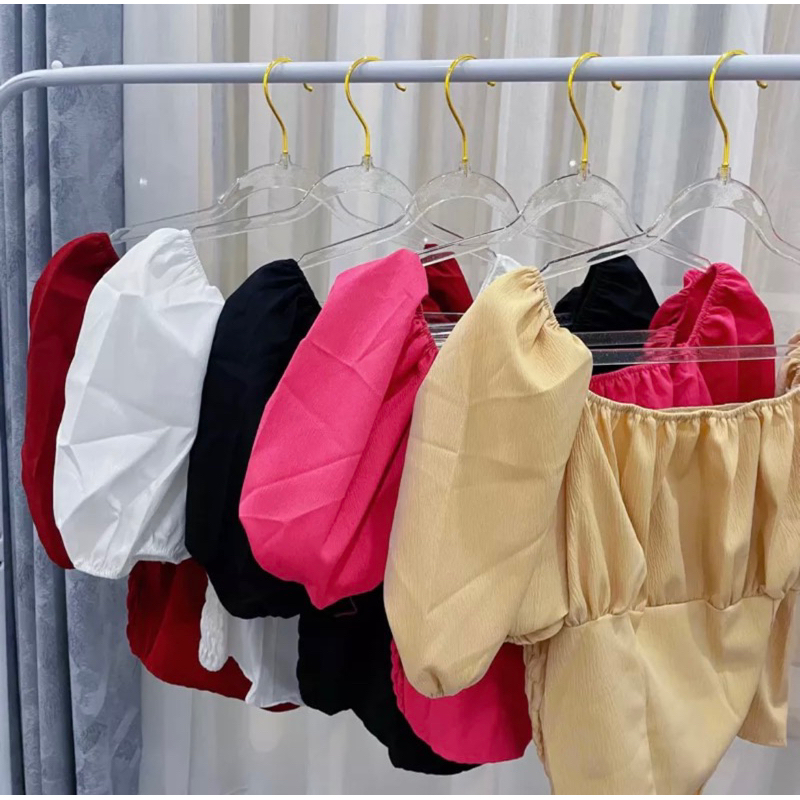 [ COD ] BLOUSE WANITA BAJU WANITA ATASAN WANITA (fuschia)