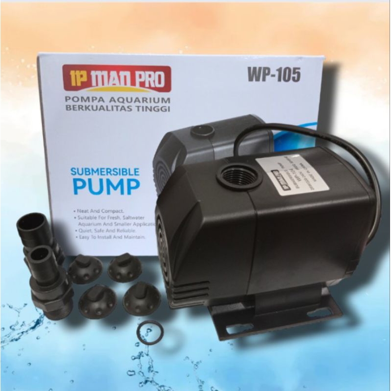 Pompa Kolam air Mancur Hidroponik IP MAN PRO WP 105