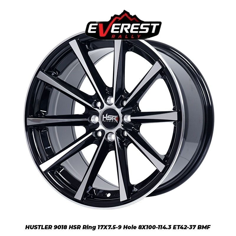 VELG MOBIL HSR HUSTLER R17 LEBAR 75 DEPAN 9 BELAKANG ET