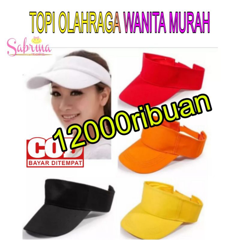 topi zumba/topi senam/topi fitness/topi olahraga wanita