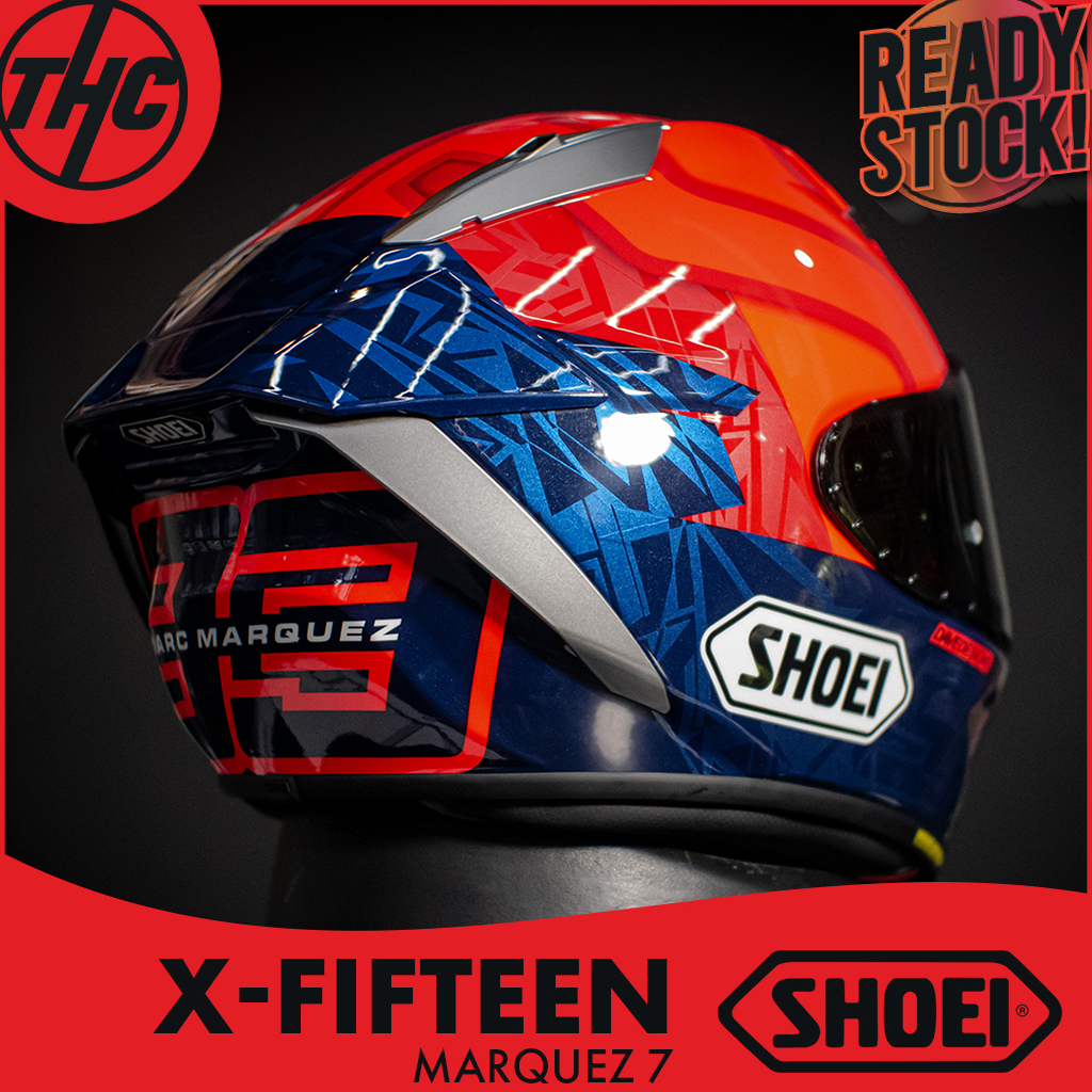 SHOEI X15 MARC MARQUEZ 7 X-FIFTEEN FULL FACE HELM X 15 MM93 ORIGINAL