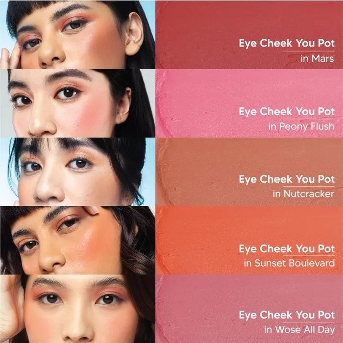 ❤ MEMEY ❤ ROSE ALL DAY Eye Cheek You Pot | Cream Blush On