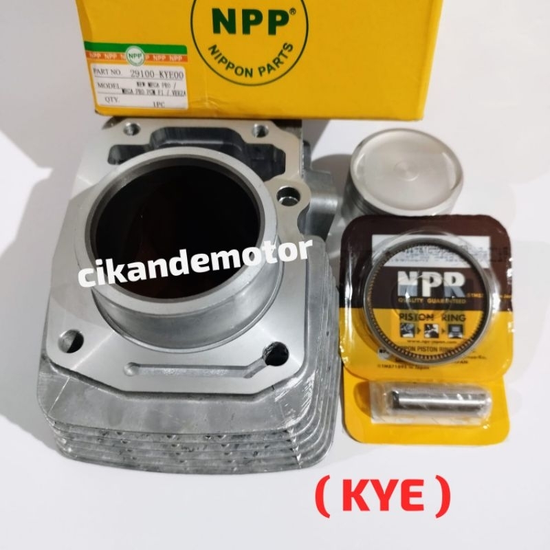 blok seher boring + piston kit crf 150 verza mega pro mono shock ( KYE ) npp