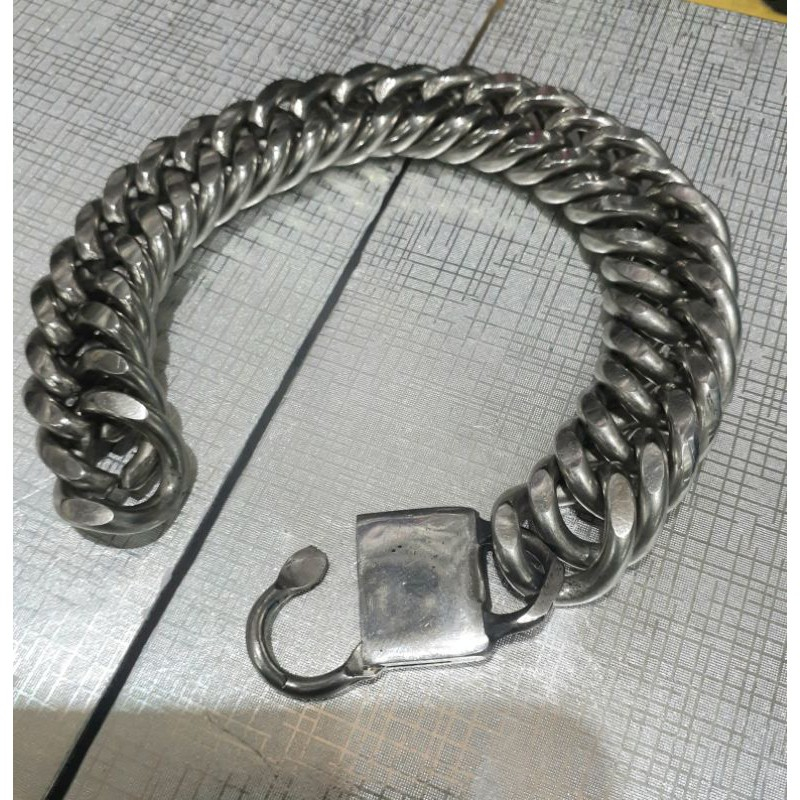 GELANG RANTAI PRIA JUMBO STAINLESS/GELANG BIKER/GELANG JUMBO