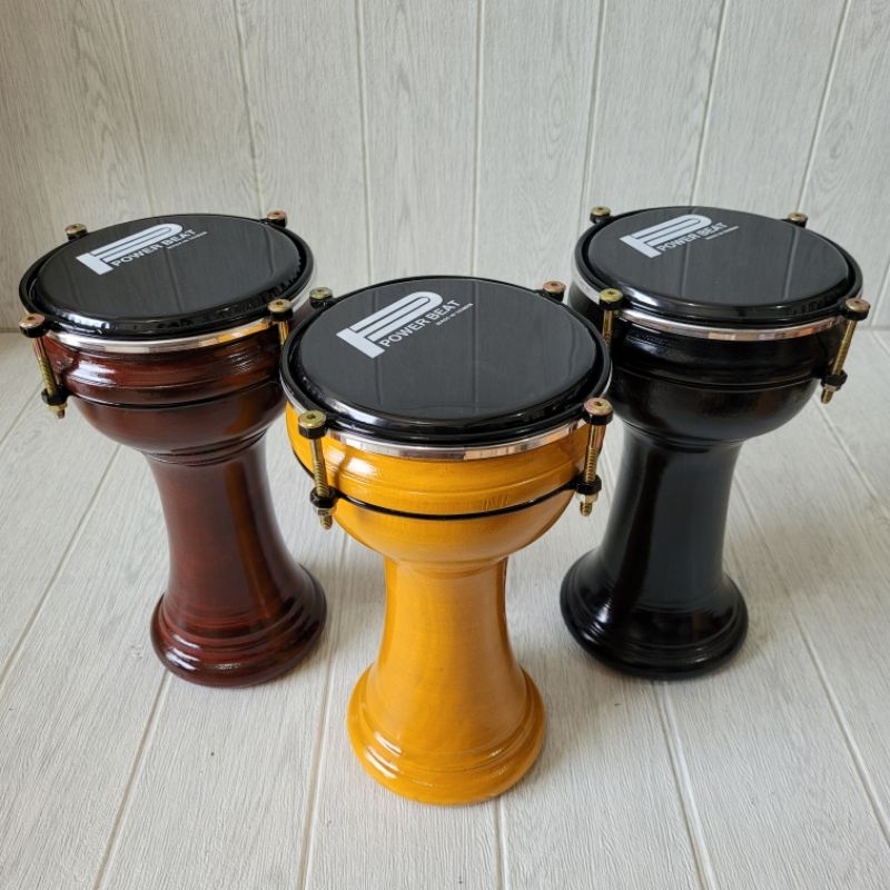 Termurah Dumbuk Pinggang Calti Darbuka 6 inch Motif Ukir Berkualitas Bonus Kunci L