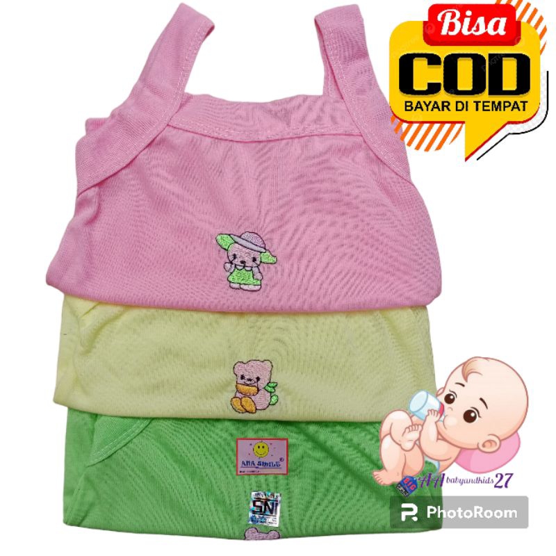 6PC Tengtop Anak Merk ANA SMILE Ukuran All Size 0-6Bulan SNI Nyaman Murah Berkualitas