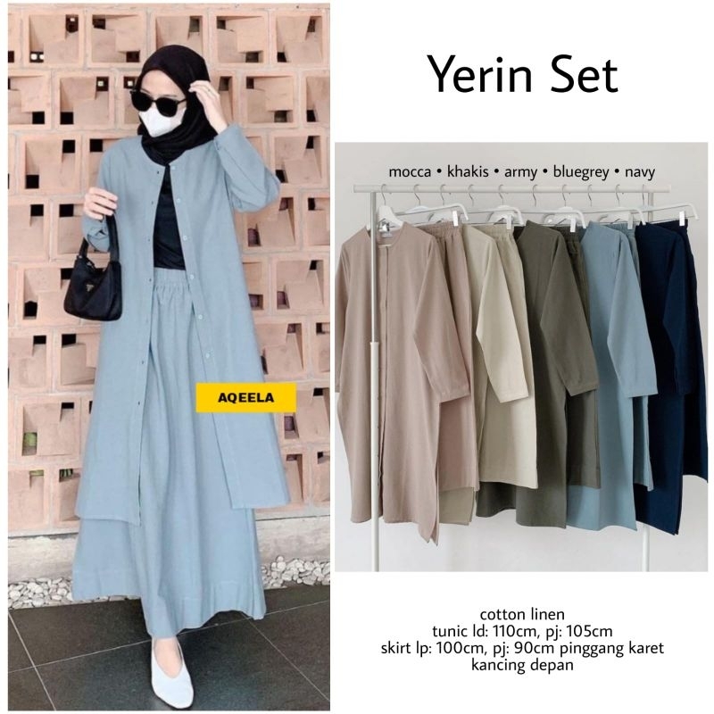 READY STOK SIAP KIRIM YERIN SET