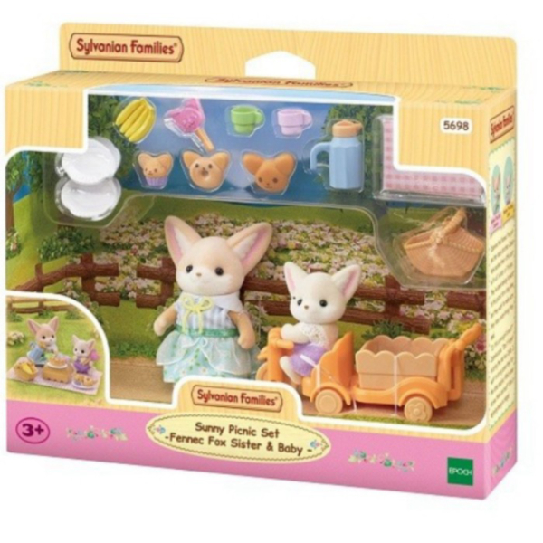 

Jual Mainan Boneka Sylvanian Families Sunny Picnic Set Fennec Fox Sister Limited