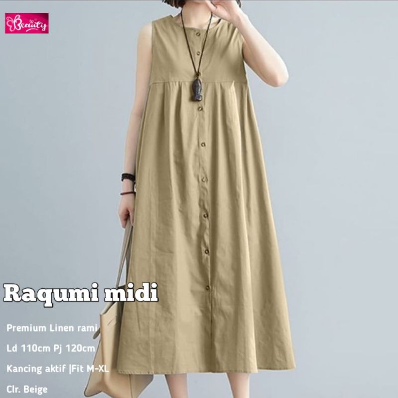 RAQUMI MIDI GAMIS WANITA KEKINIAN