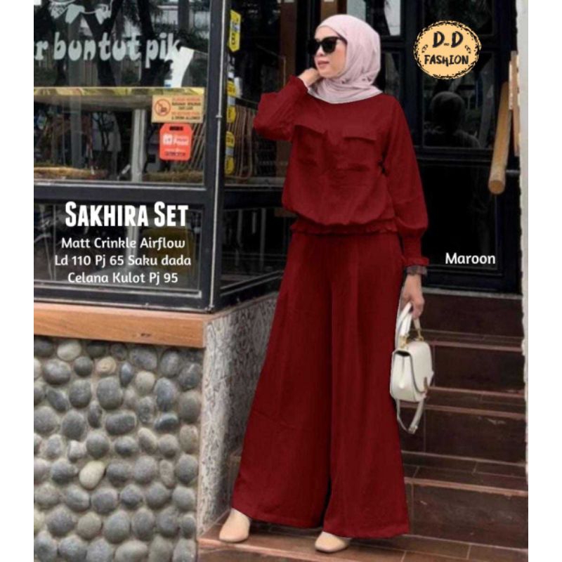 SAKHIRA  SET BAJU WANITA TERBARU BY DnD