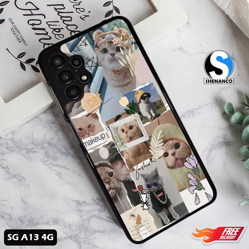 [COD]Promo Case Samsung A13 A12 A11/M11 Gambar Aesthetic Kucing Casing Hp Bisa Type Lain Desain Keki