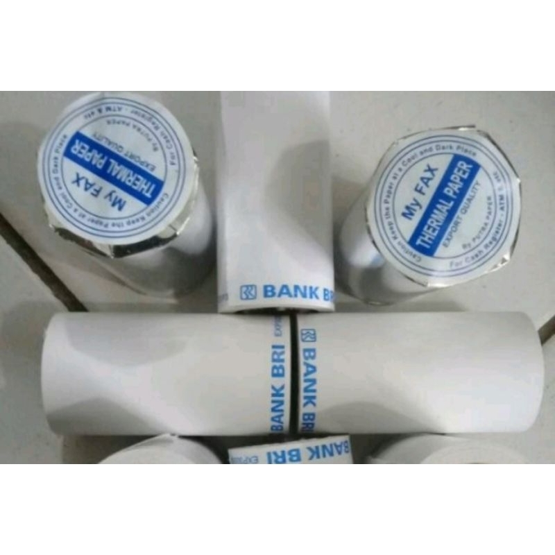 

Kertas thermal murah logo BANK BRI 57/58x30