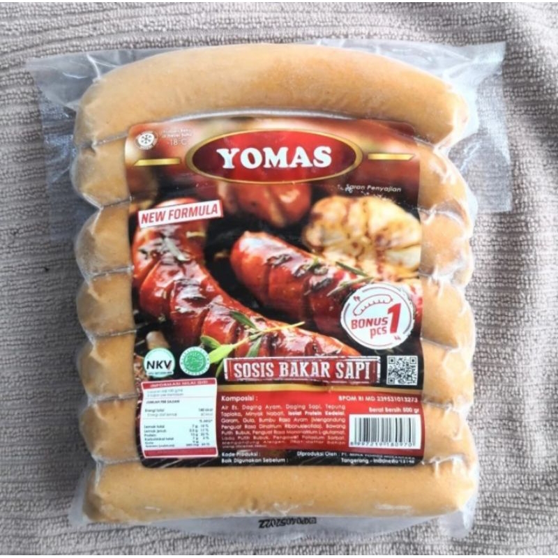 

Yomas Sosis Sapi Bakar Jumbo 7s 500gr