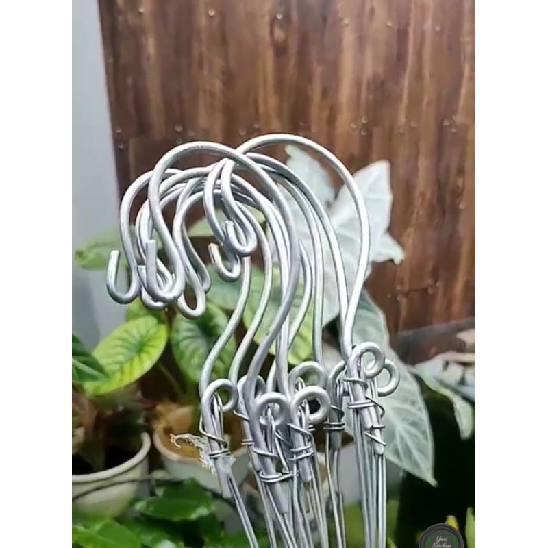 kawat kaki 3 gantungan pot 30-40-50-60-70-80cm