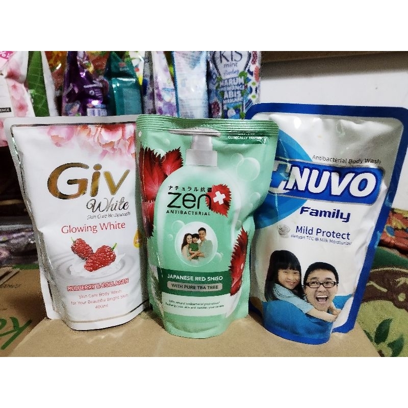 Sabun Mandi Cair Nuvo Zen Giv 400ml