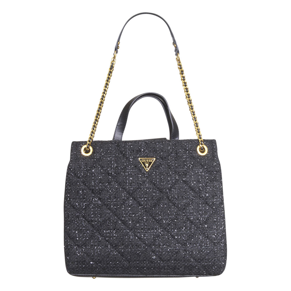 DP Guess Cessily Girlfriend Shopper - Black Tweed (Bu Susi)