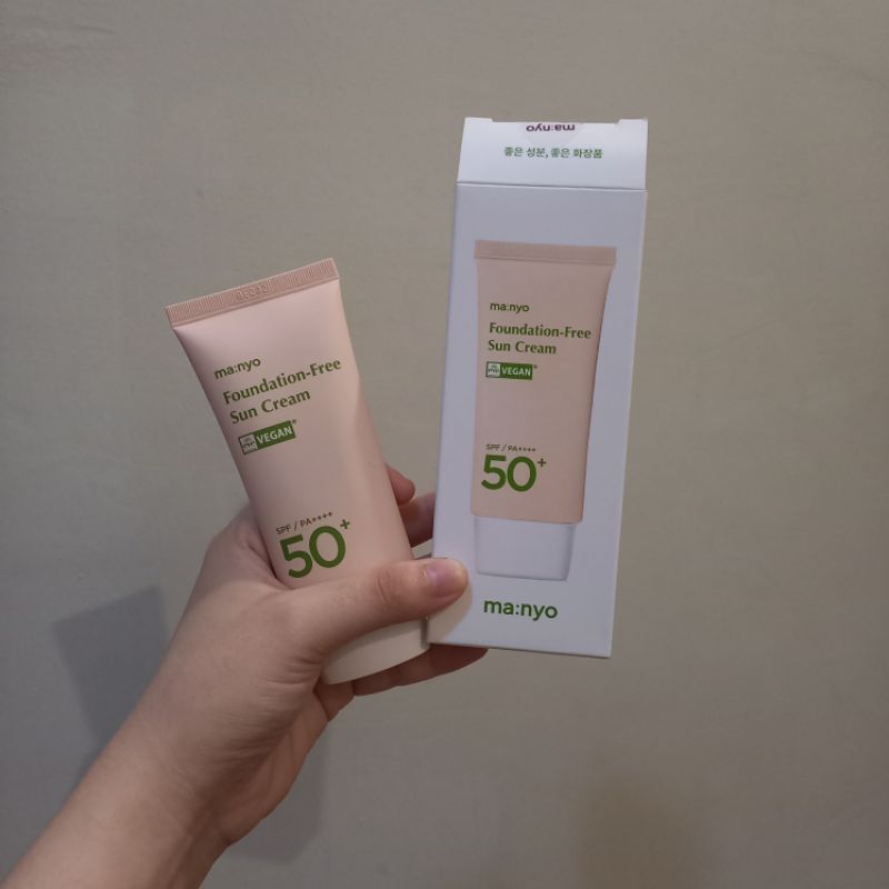 PRELOVED MANYO FOUNDATION FREE SUN CREAM 50ML
