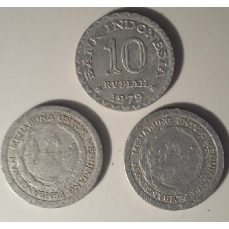 uang 10 rupiah tahun 1979