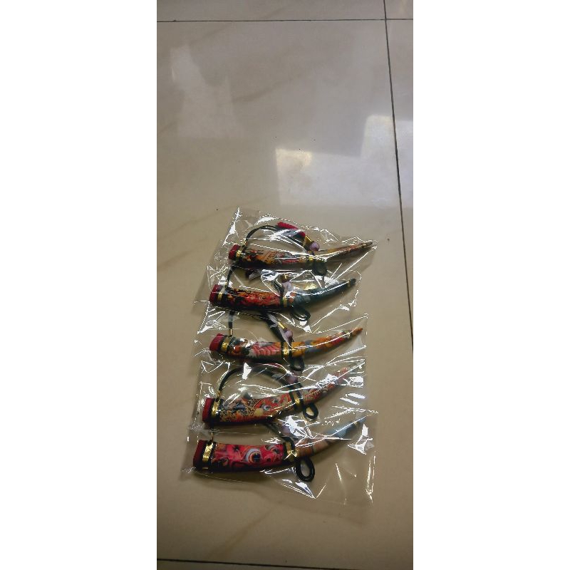 sarung taji Ayam Fiber model Bali