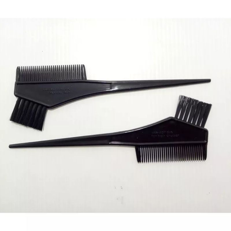 ~ PIYOSHI08 ~ Sisir Kuas Semir Rambut 2 in 1 Aplikator Cat Rambut AF252