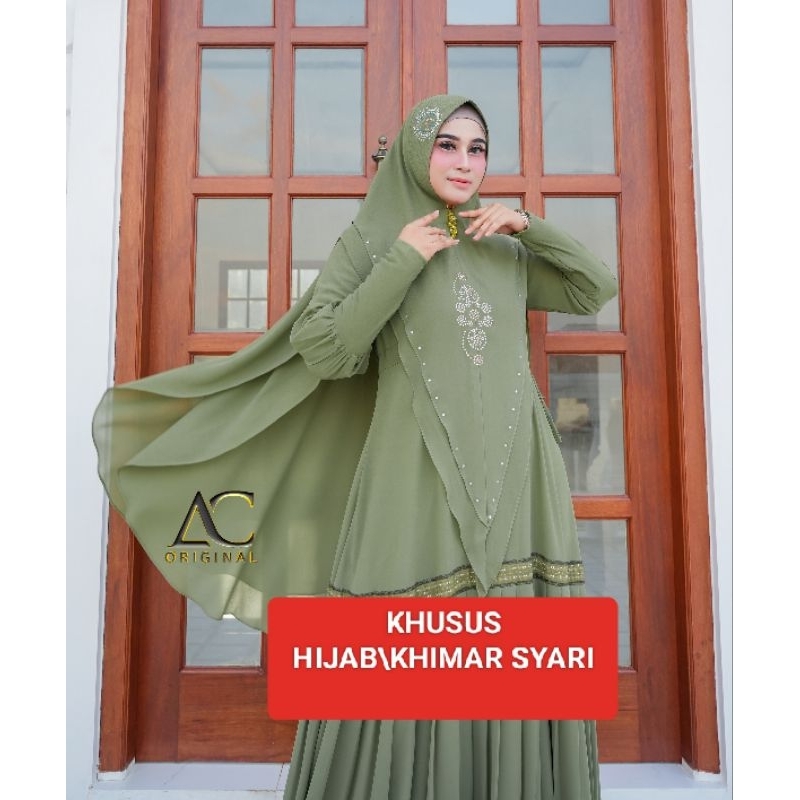 khusus hijab SYARI/ KHIMAR SYARI/ AC ORIGINAL