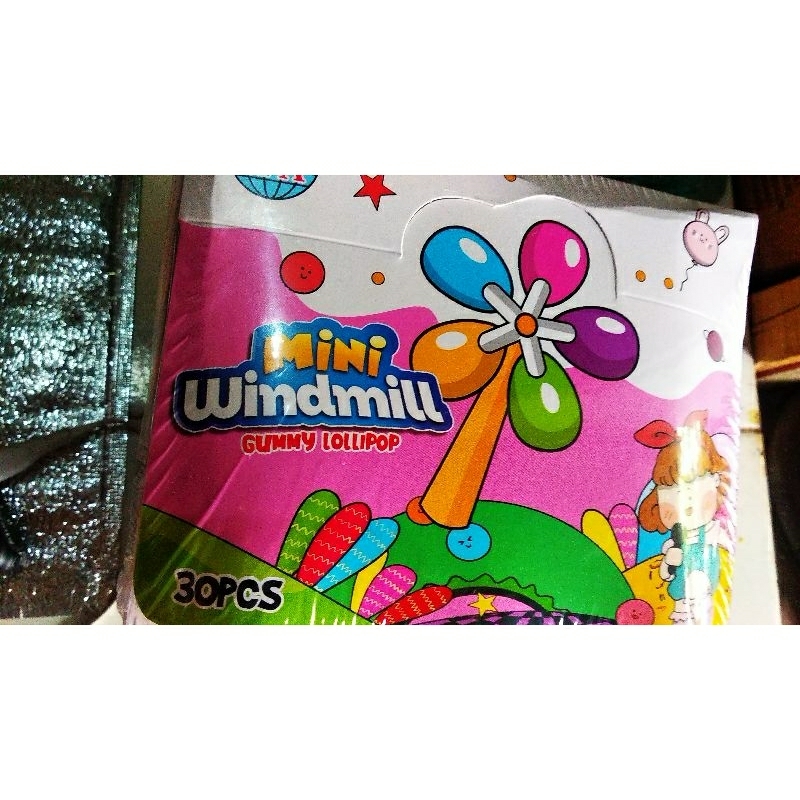 

XMASTER PERMEN LUNAK KINCIR MINI WINDMILL 30 PCS