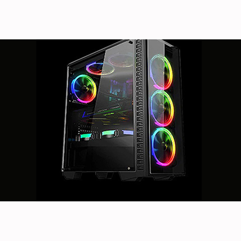 Kipas Casing PC Computer Case Fan Luminous LED RGB 120 mm - RF-120 - Multi-Color