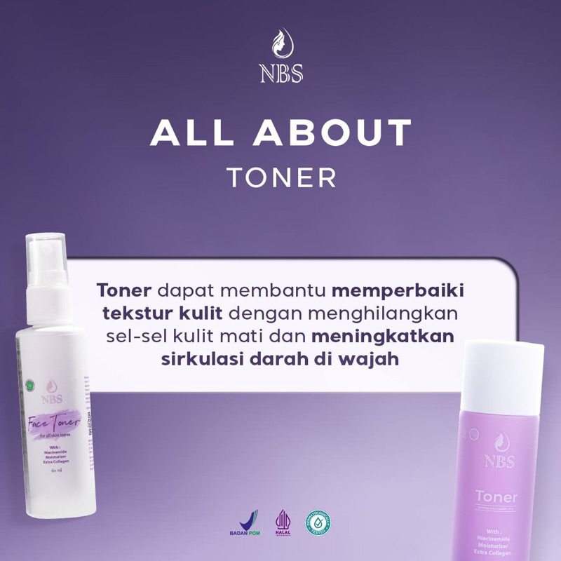 TONER NBS SKINCARE /TONER NBS ULTIMATE/EXTRA GLOW Exp 2026