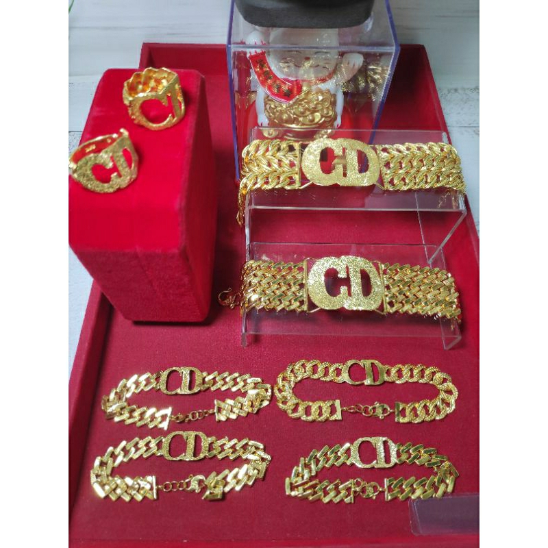 Gelang Chanel CD sisik naga emas asli kadar 24k 92% 1 suku sk (6.7 gram g) palembang rantai tangan 24 karat dewasa wanita/perempuan/cewek gold bracelets channel