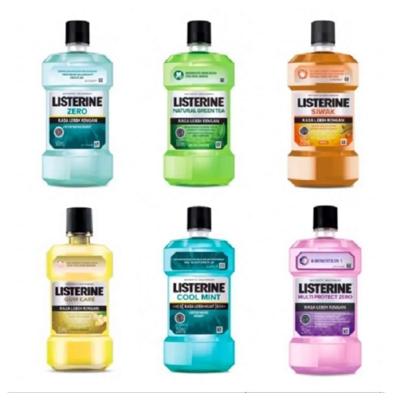 Listerine Antiseptic Mouthwash All Variant / Obat Kumur Antiseptik 500mL