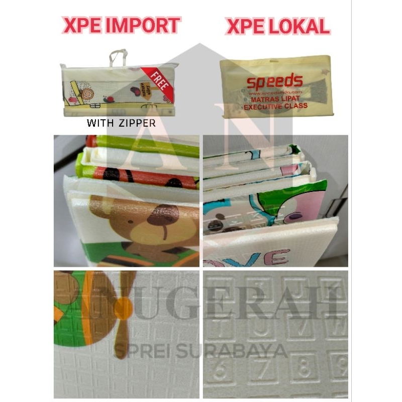 SPEEDS PLAYMAT XPE FOAM 180X200CM TEBAL 8MM / PLAYMAT PREMIUM / BABY PLAYMAT / TIKAR LIPAT / KARPET LIPAT