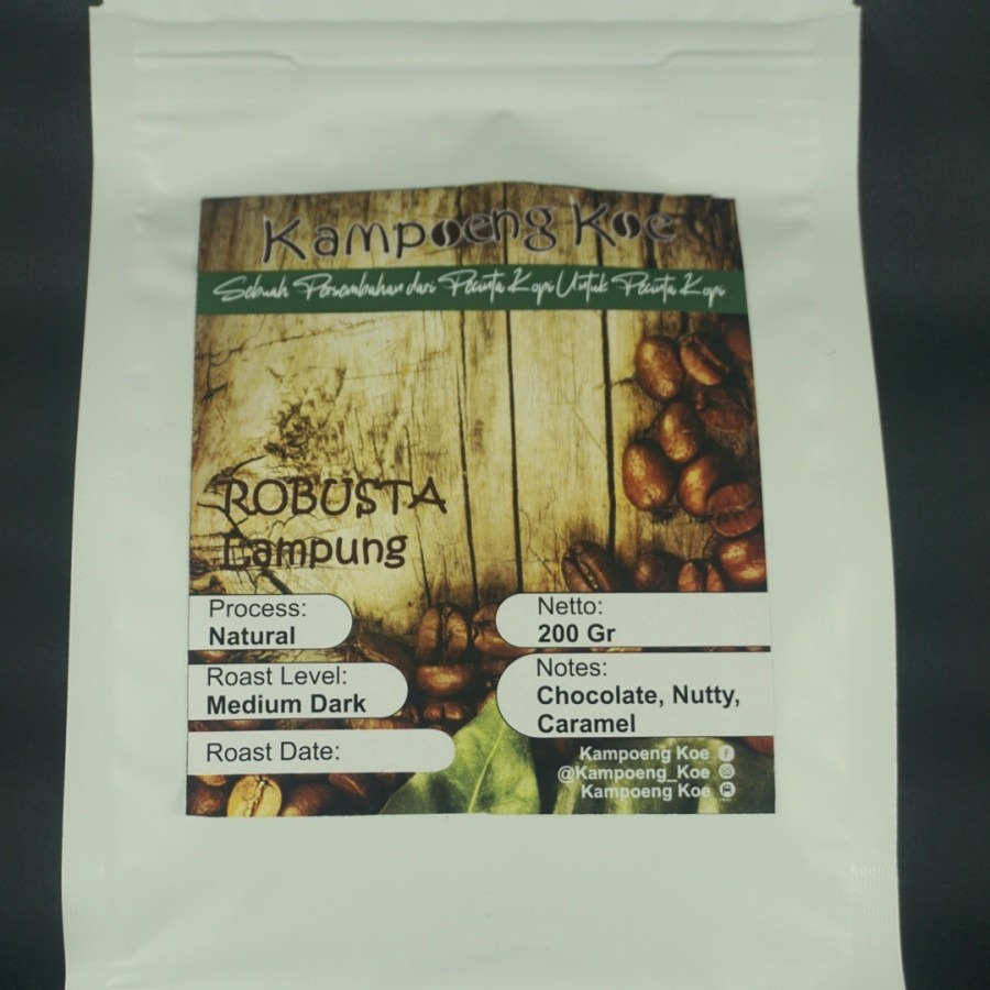 

Kopi Robusta Lampung 200Gr Kampoeng Koe - Bubuk Kasar