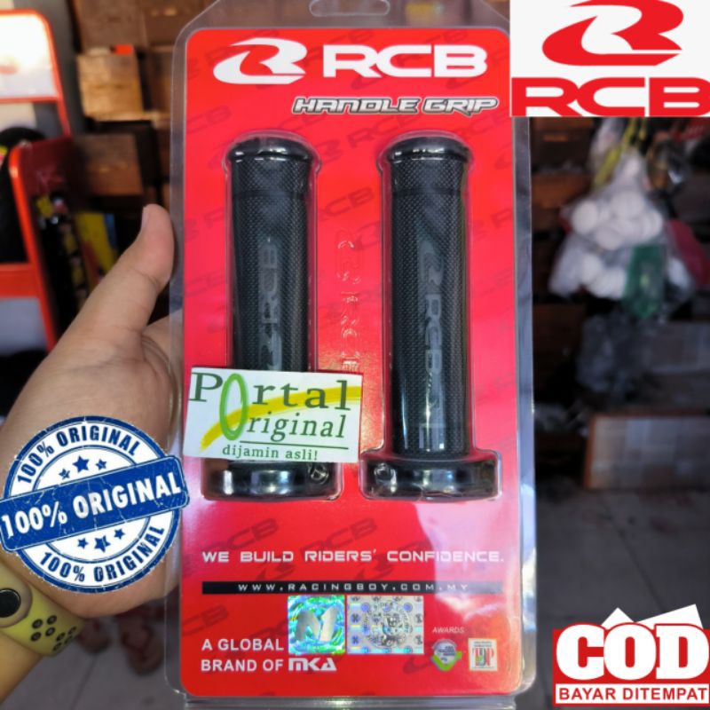 Handgrip handfat RCB Original Racing boy HG55 HG66 Bulu universal Made in malaysia import hitam polo