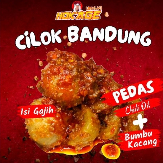 

CILOK BANDUNG ISI GAJIH SAPI BUMBU KACANG + CHILI OIL