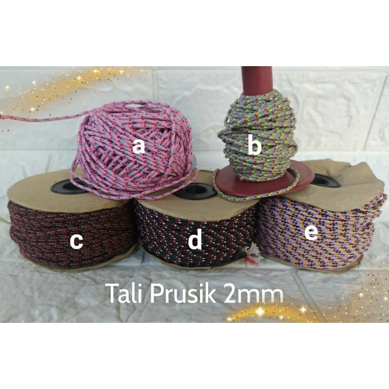 Tali Prusik / tali gelang 2mm & 3mm