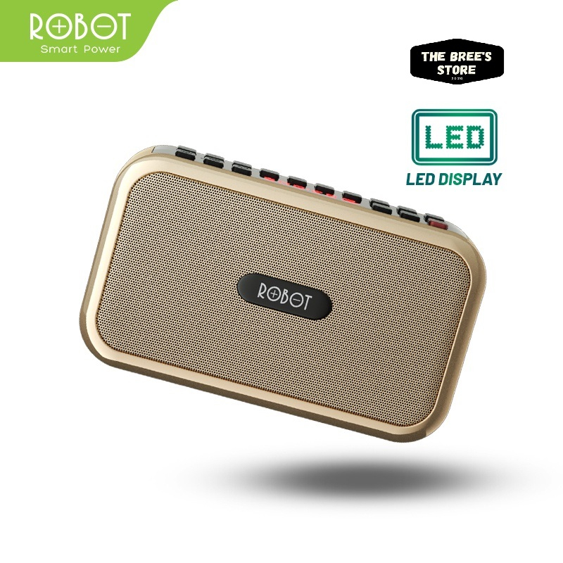 Speaker Bluetooth Alquran Robot RB200 Bluetooth Speaker dengan tombol kontrol numerik dan layar LED original - Garansi1 Tahun