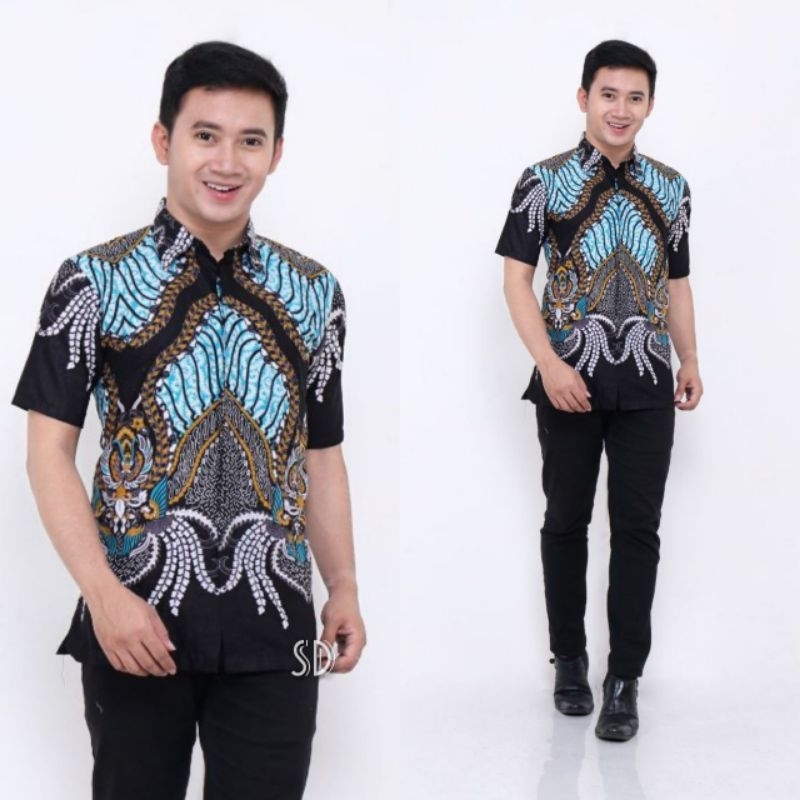 KEMEJA HEM BATIK TERVIRAL TOP 1 DI SHOPEE