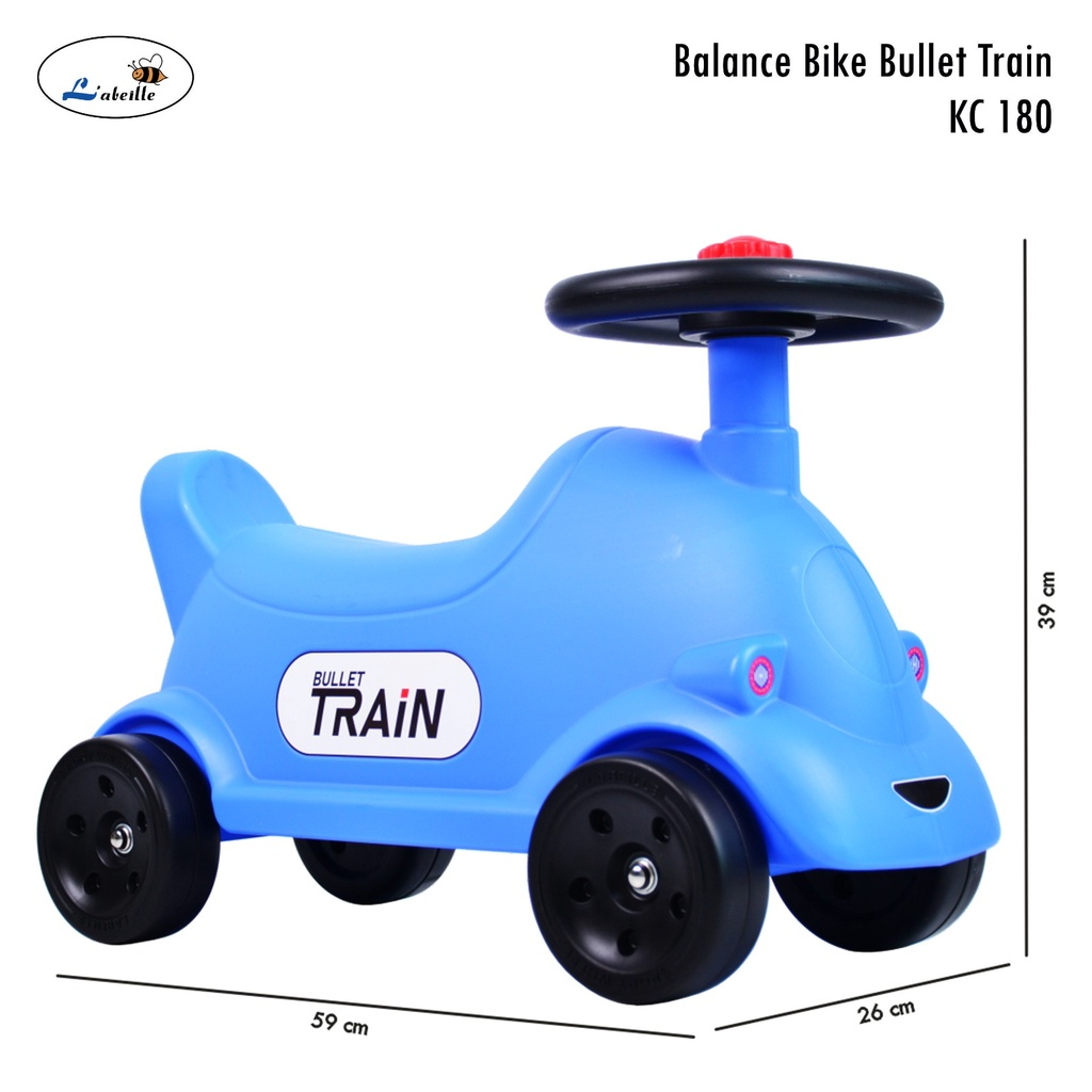 Makassar - Labeille KC Ride On Balance Bike Air Force / Baby Elephant / Bullet Train