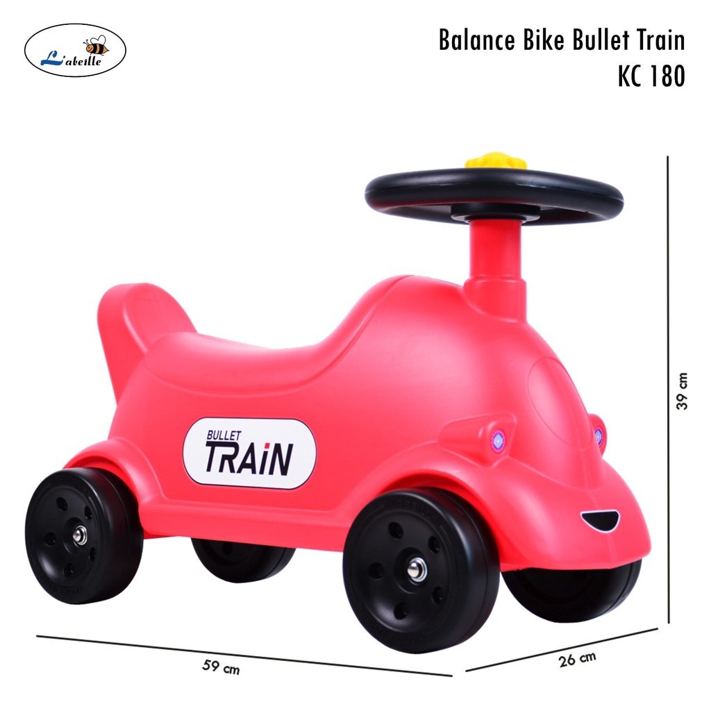 Makassar - Labeille KC Ride On Balance Bike Air Force / Baby Elephant / Bullet Train