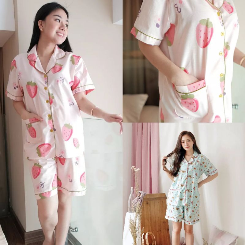 Piyama katun cvc premium adem