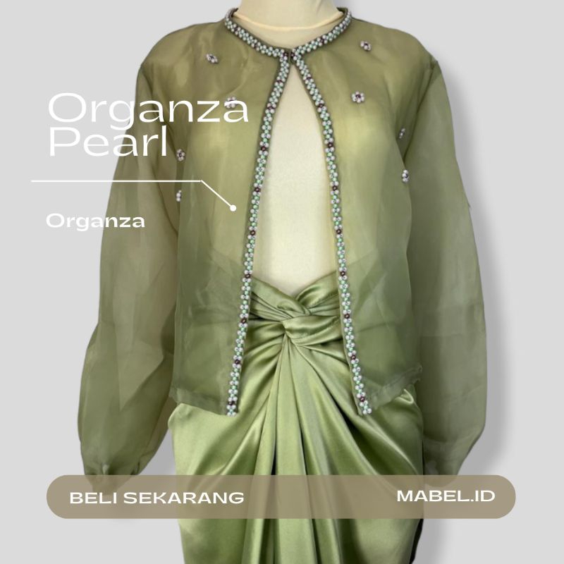 Atasan Outer Organza Pearl