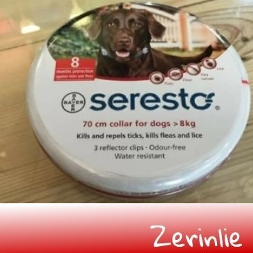 SERESTO DOG - KALUNG ANTI KUTU ANJING PROTEKSI 8 BULAN / Collar anti kutu