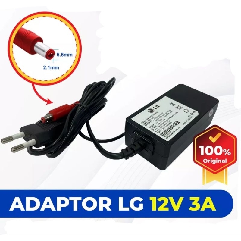 ADAPTOR POWER SUPPLY 12V 3A