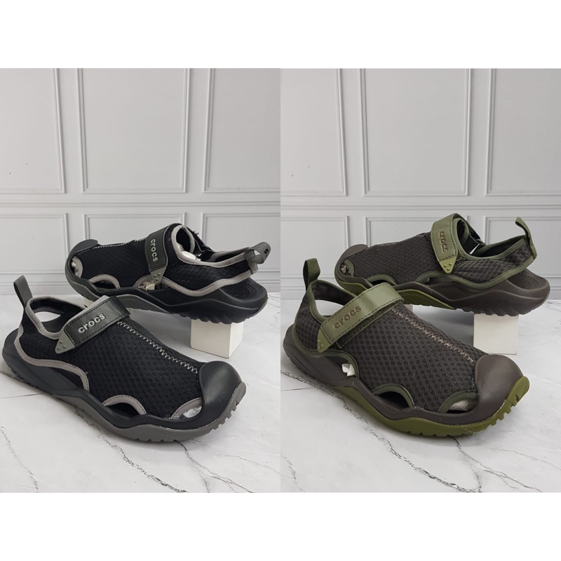 TERMURAH Sendal Crocs Swift Mesh Man / Yukon mesh / slip on suede rubber pria / Selop sepatu Suster 