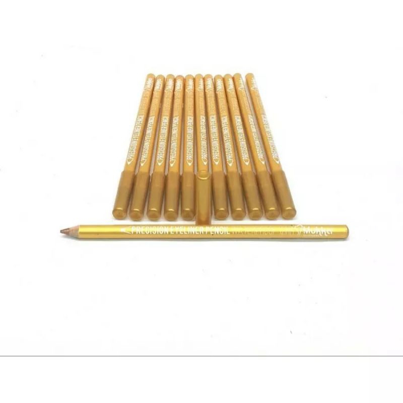 MUKKA EYELINER PENCIL / PENSIL ALIS MUKKA  WARNA GOLD