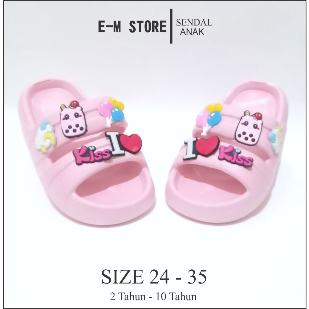 SENDAL ANAK LUCU / SENDAL ANAK SELOP / SENDAL ANAK BERMOTIF / SENDAL ANAK PEREPMUAN / SELOP ANAK TERBARU